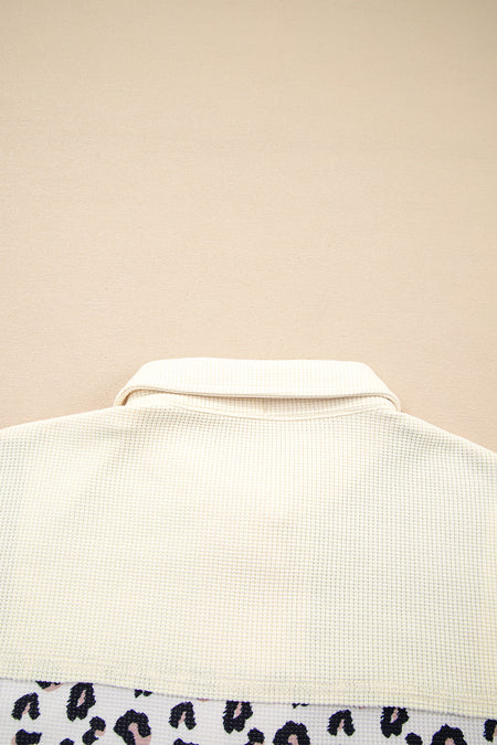 Leopard Quilted Patchwork  Jacket