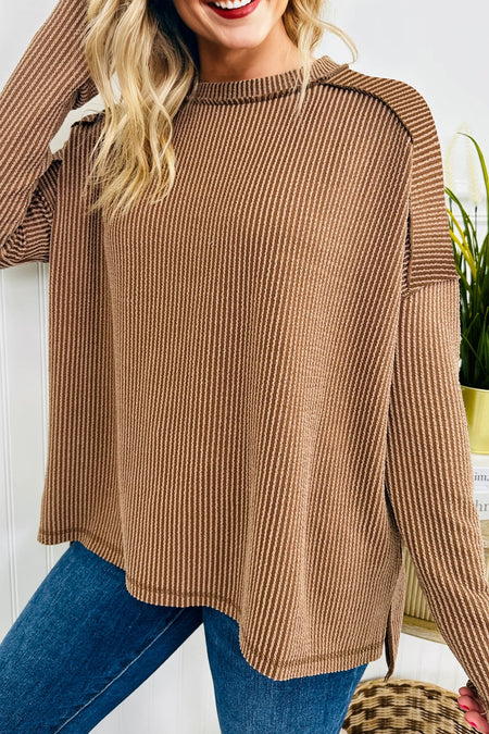 Exposed Seam Top