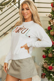 Thankful Ivory Embroidered Sweater