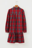 Plaid Shift Mini Dress