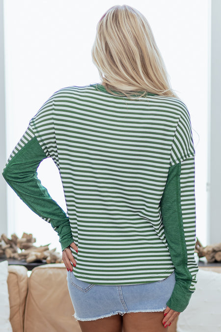 Stripe Thermal Top