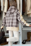 Plaid Patchwork Sweatshirt