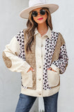 Leopard Quilted Patchwork  Jacket