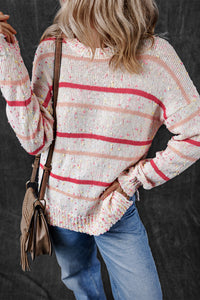 Striped Confetti Knit Sweater