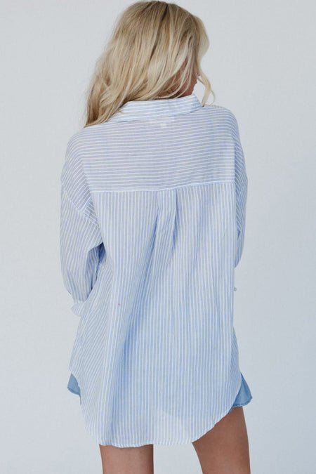 Stripe Striped Buttoned up Long Sleeve Shirt