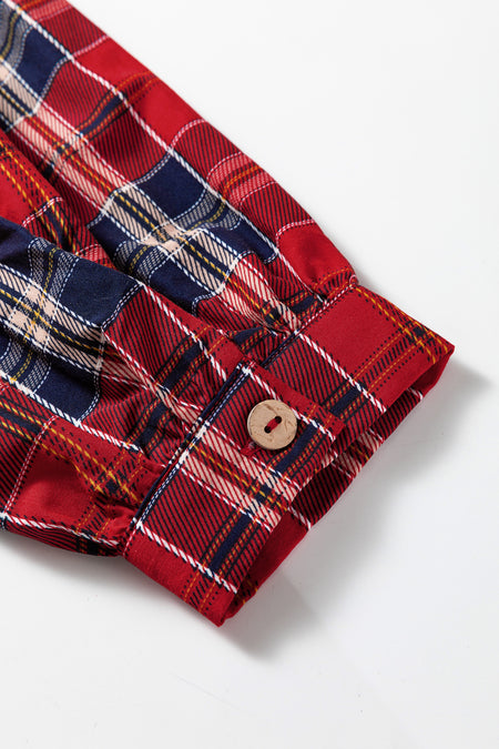 Plaid Shift Mini Dress