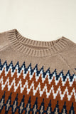 Aztec Print Sweater