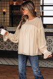 Ruffle Chiffon Blouse