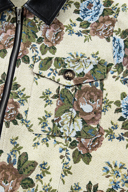 Floral Zip Up Jacket