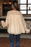 Ruffle Chiffon Blouse