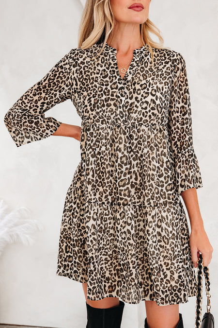 Leopard Swing Dress