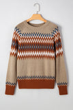 Aztec Print Sweater