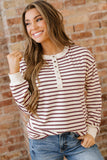 Striped  Henley Top
