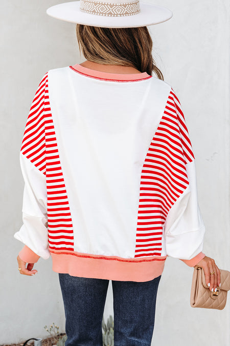 Patchwork Oversize Sweatshirt