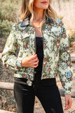 Floral Zip Up Jacket