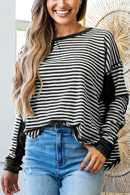 Stripe Thermal Top