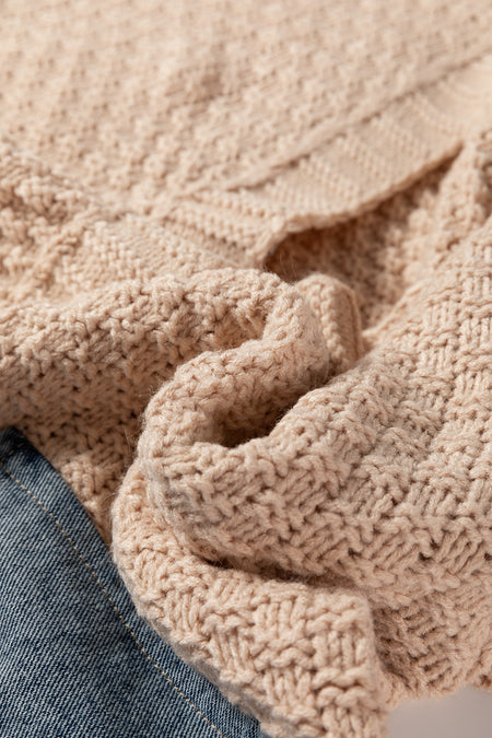 Knitted Patchwork Cardigan