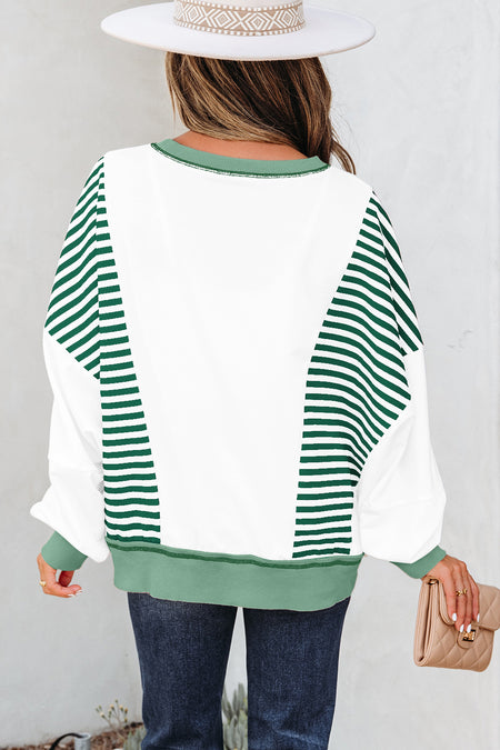 Patchwork Oversize Sweatshirt