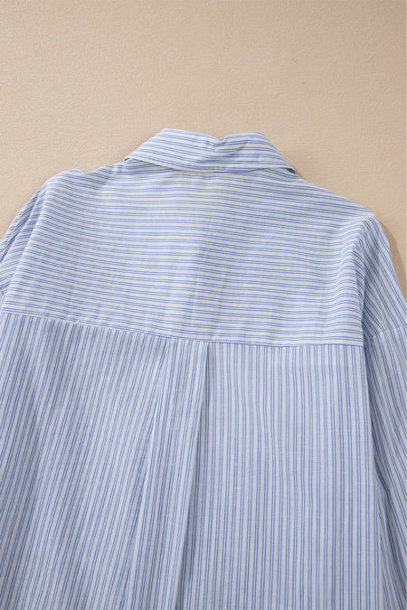 Stripe Striped Buttoned up Long Sleeve Shirt