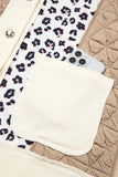 Leopard Quilted Patchwork  Jacket