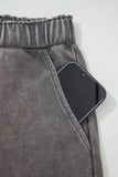 Mineral Wash Patchwork Loose Pants