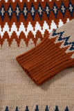 Aztec Print Sweater