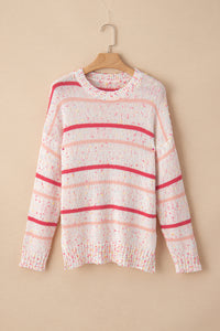 Striped Confetti Knit Sweater