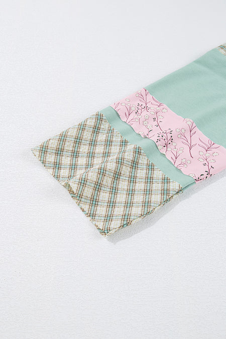 Heart Graphic Wide Long Sleeve Top