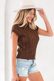 Cable Sweater Top