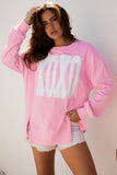 XOXO Baggy Sweatshirt - Amaryllis Apparel