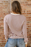 Striped  Henley Top