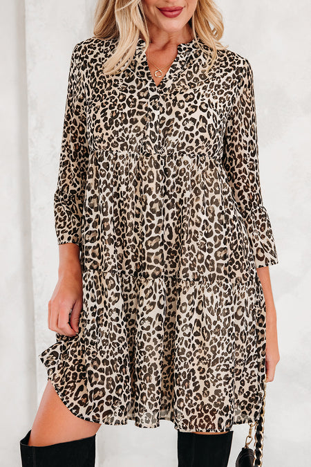 Leopard Swing Dress