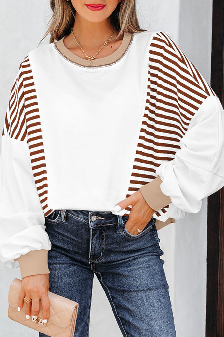 Patchwork Oversize Sweatshirt