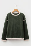 Contrast Loose Top