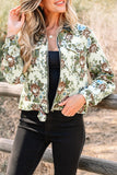 Floral Zip Up Jacket