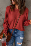 Color Patchwork Long Sleeve Top