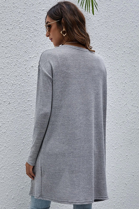 Open Front Lightweight Cardigan