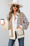Leopard Quilted Patchwork  Jacket