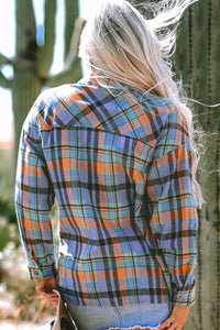 Plaid Print Loose Vintage Shirt