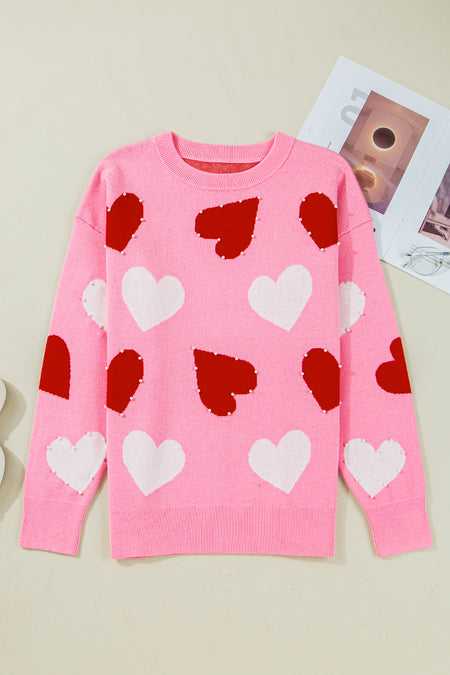 Skittles Heart Sweater