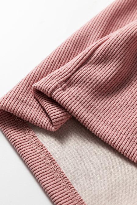 Pullover Hoodie and High Waist Pants Set