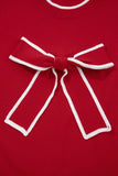 Big Bow Cropped Sweater