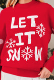 LET IT SNOW Sweater