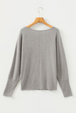 Cuffs Long Sleeve Top