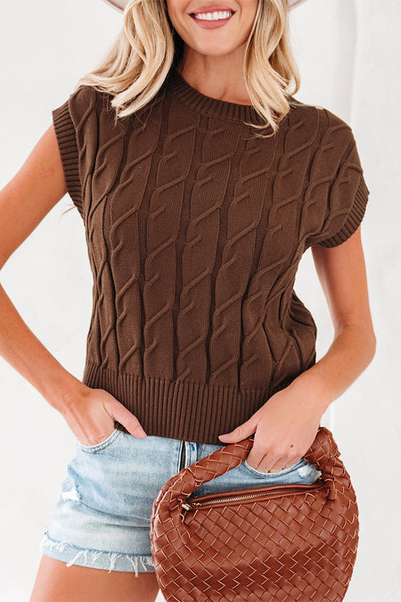 Cable Sweater Top