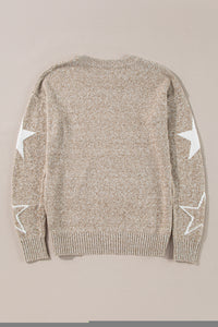 Star Drop Shoulder Sweater