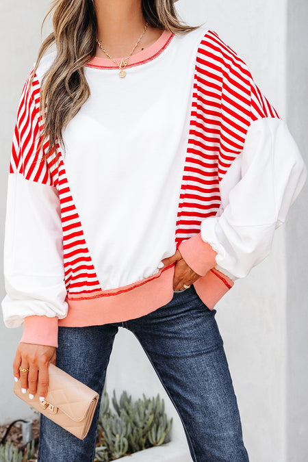 Patchwork Oversize Sweatshirt