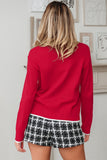 Big Bow Cropped Sweater