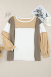 Exposed Seam Color-Block Top