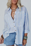 Stripe Striped Buttoned up Long Sleeve Shirt